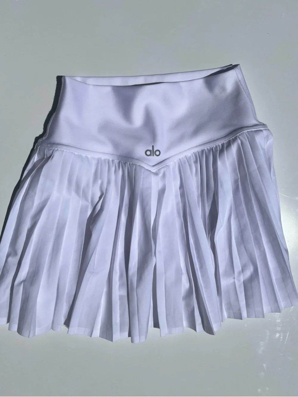 Alo Yoga Grand Slam Tennis Skirt White, Size XS